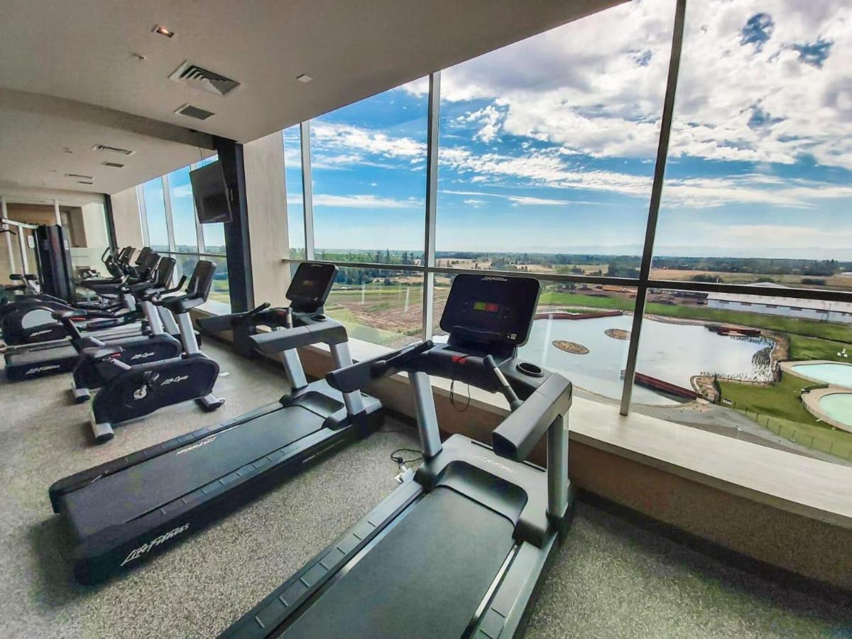 Mds Hotel Chillán Dış mekan fotoğraf The gym at the 2018 Commonwealth Games Athletes' Village